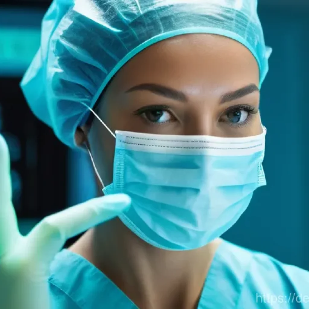 제스처 기반 인터페이스의 비용 효율성 분석 - **Prompt 1: Surgical Precision with Gesture Control**
A highly detailed, realistic image of a fe...