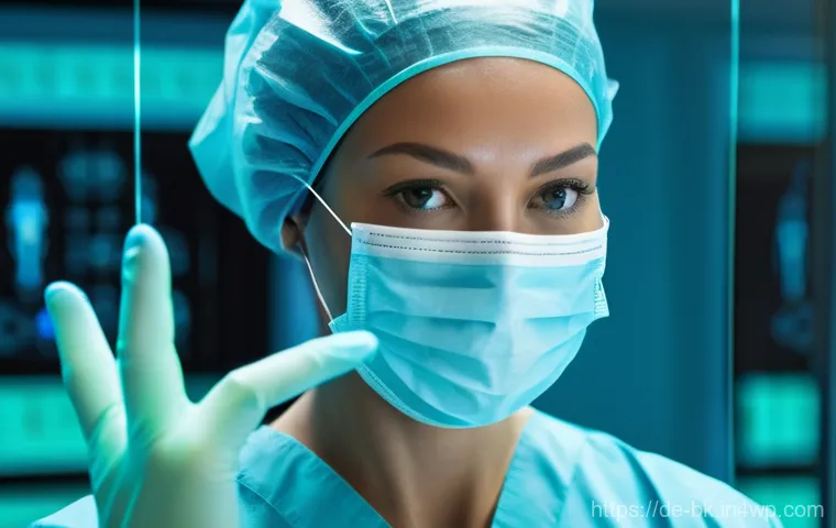 제스처 기반 인터페이스의 비용 효율성 분석 - **Prompt 1: Surgical Precision with Gesture Control**
A highly detailed, realistic image of a fe...