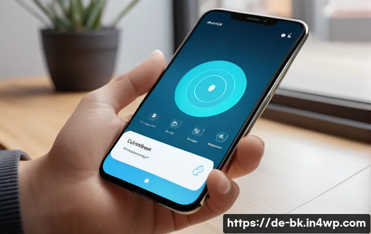 제스처 기반 인터페이스 디자인 원칙 - A modern user interface scene showcasing a person interacting with a sleek smartphone using intuitiv...