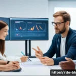 Home 20 제스처 기반 인터페이스의 사용자 반응 조사 방법 - A modern usability testing lab scene showing a diverse group of adult participants interacting with ...