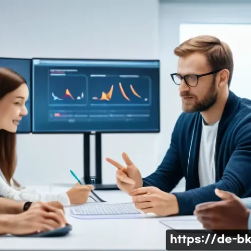 Home 30 제스처 기반 인터페이스의 사용자 반응 조사 방법 - A modern usability testing lab scene showing a diverse group of adult participants interacting with ...