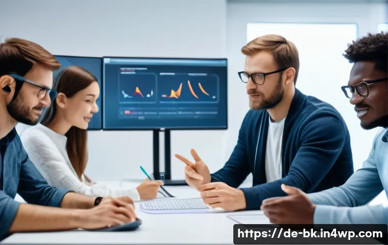 제스처 기반 인터페이스의 사용자 반응 조사 방법 - A modern usability testing lab scene showing a diverse group of adult participants interacting with ...